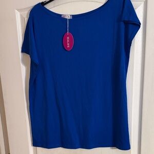 Halife Women's Classic Blue Short Sleeve Top